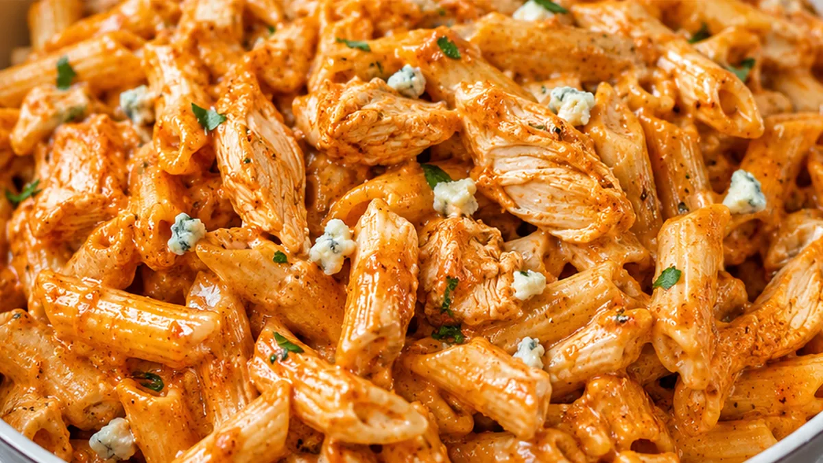 Buffalo Chicken Pasta - Buffalo Chicken Pasta: whip up a creamy, spicy dish everyone will love in under 30 minutes. Perfect for weeknight dinners!