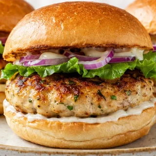 Juicy Chicken Burgers
