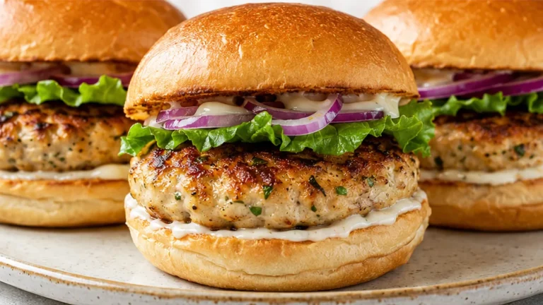 Juicy Chicken Burgers