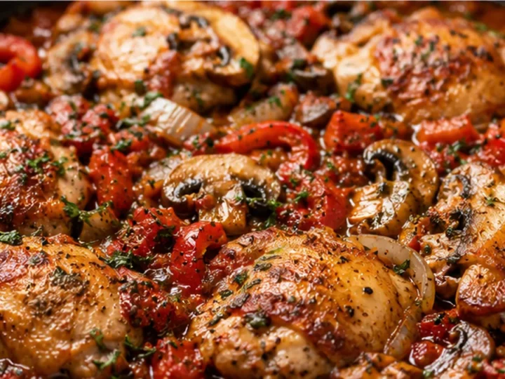 One-Pan Chicken Cacciatore
