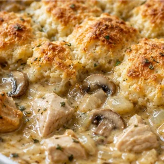 Golden Chicken Cobbler