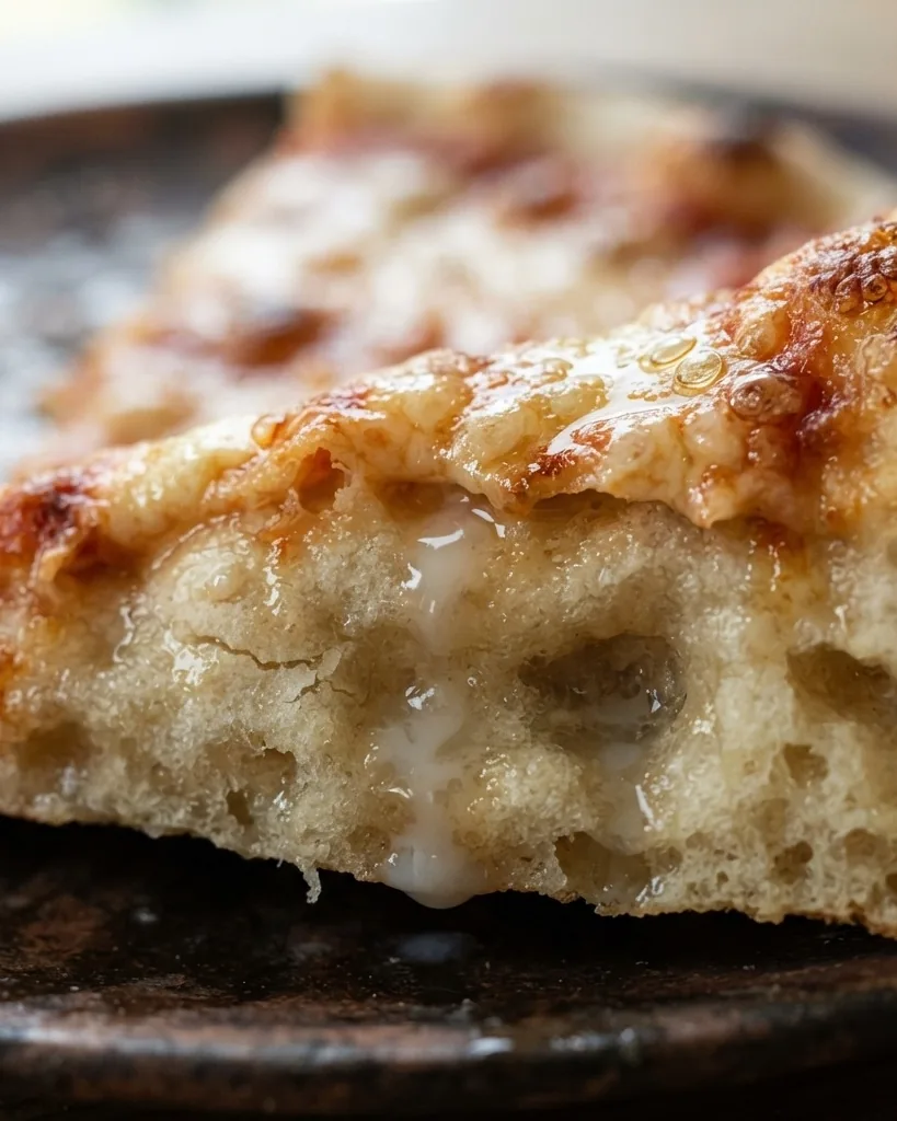 Detail view of the soggy-base problem, and why dairy crusts weep