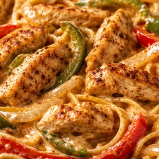 Creamy Chicken Fajita Pasta