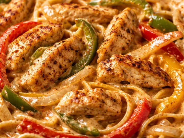 Creamy Chicken Fajita Pasta
