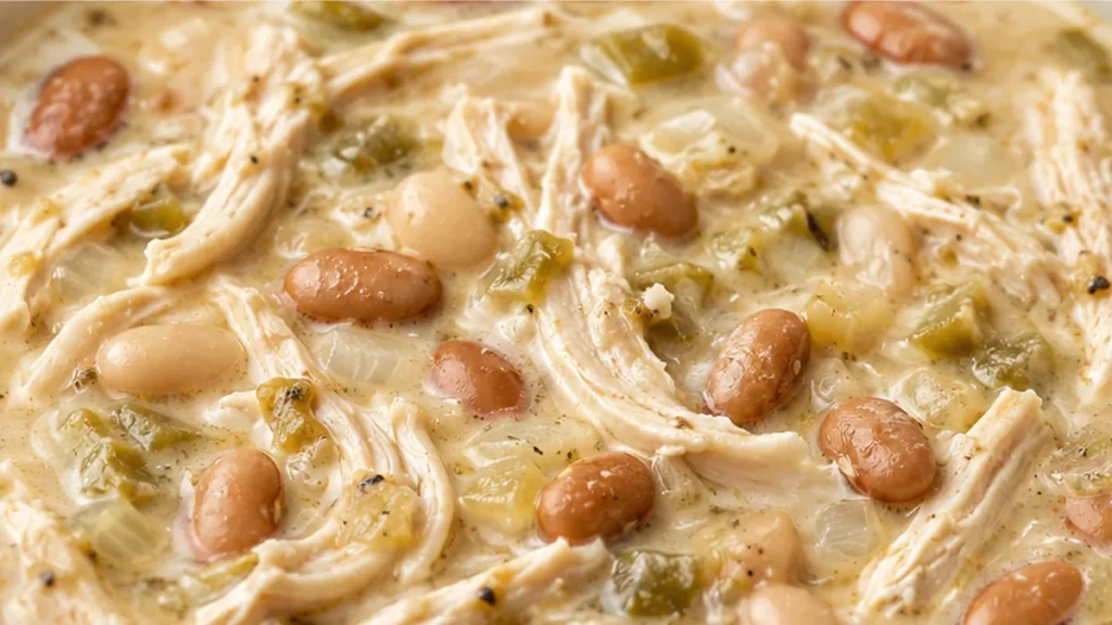 Creamy White Chicken Chili - White chicken chili: master this creamy, hearty recipe with tender chicken and beans. A comforting, easy meal perfect for any night