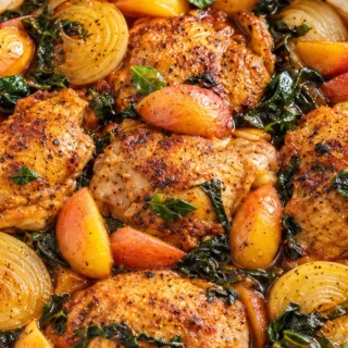 Savory Braised Chicken with Peaches - A Must-Try Dish! - braised chicken and peaches - Braised chicken and peaches: try this simple recipe that combines juicy c