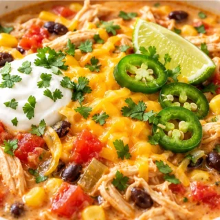 Spicy Chicken Taco Soup
