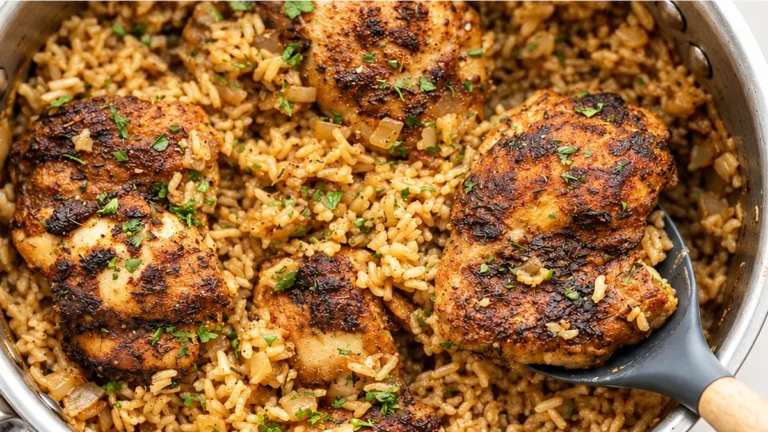 One-Pot Chicken & Rice Dinner