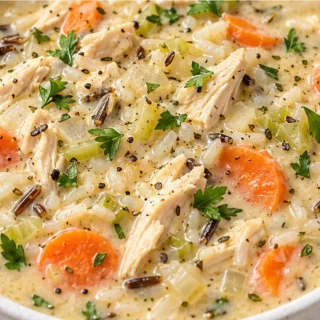 Golden Chicken & Rice Soup - golden chicken rice soup