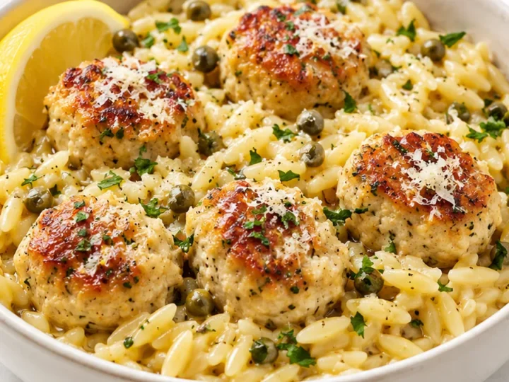 Piccata Meatball Skillet Magic